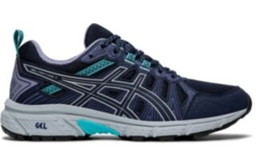 Image of Asics Gel-Venture 7 Running Shoes - Womens, Black/Silver, Medium, 9.5, 1012A476-001-9.5