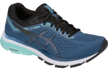 Image of Asics GT-1000 7 - Womens, Grand Shark/Black, 7.5, Medium, 1012A030.401-7.5