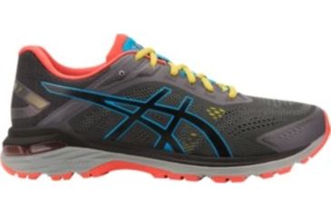 Image of Asics GT-200 7 Trail Running Shoes - Mens, Dark Grey/Black, Medium, 9.5, 1011A179.020-9.5