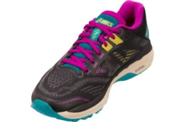 Image of Asics GT-200 7 Trail Running Shoes - Womens, Black/Feather Grey, Medium, 9, 1012A161.001-9