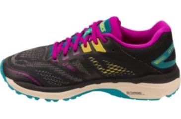 Image of Asics GT-200 7 Trail Running Shoes - Womens, Black/Feather Grey, Medium, 9, 1012A161.001-9