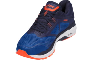 Image of Asics GT-2000 6 Road Running Shoes - Men's, Imperial/Indigo Blue/Shocking Orange, Medium, 10 US T805N.4549-10