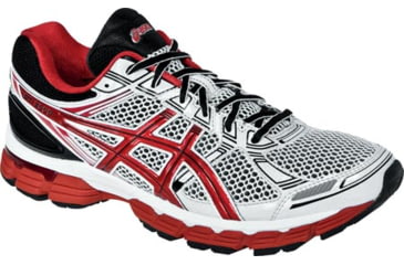 Image of Asics GT 3000 Road Running - Men's-White/Red/Black-Medium-12.5