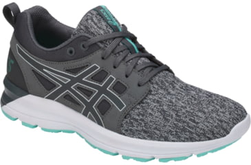 Image of Asics Torrance Road Running Shoes - Women's, Carbon/Carbon/Aruba Blue, Medium, 10 US T7J8N.9797-10