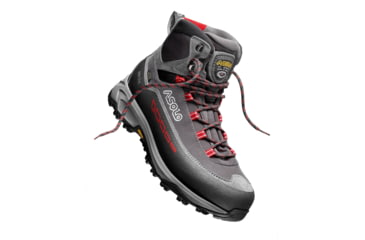 Image of Asolo Arctic Boots - Mens, Grey/Gunmetal/Red, 8.0, B12536-A176-080