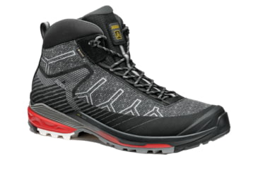 Image of Asolo Falcon EVO Jacquard GV MM Hiking Boot - Mens, Black/Red, 10.5, A40066-392-105