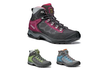 Image of Asolo Falcon GV - Women's, Graphite/Graphite, Graphite/Graphite/English Ivy, Grey/Stone