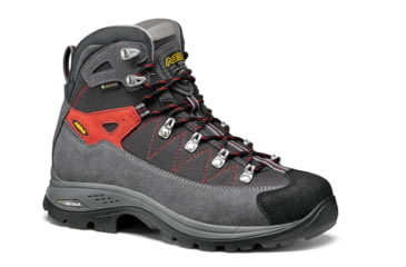 Image of Asolo Finder GV ML Boots - Womens, Grey/Gunmetal/Poppy Red, 10, A23103-043-100