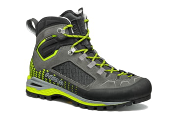 Image of Asolo Freney EVO MID GV MM Hiking Boots - Mens, Graphite/Green Lime, 10, A01070-627-100