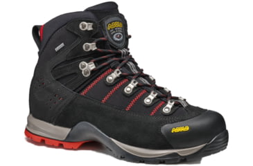 Image of Asolo Fugitive GTX Hiking Boots - Mens, Black/Red, 10.5US, B22000-A392-105