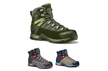 Image of Asolo Fugitive GTX - Men's, Black/Gunmetal, Grey/Gunmetal, Wool/Black