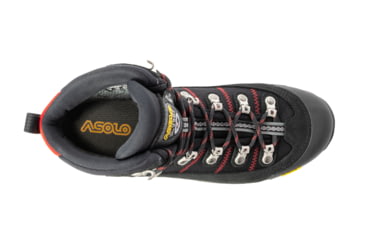 Image of Asolo Fugitive GTX MW Hiking Boots - Mens, Wide, Black /Red, 10.5, 0M3440-392-105