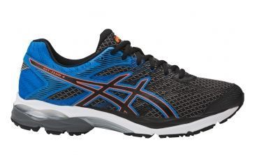 Image of Asolo Gel-Flux 4 Road Running Shoe - Men's-Carbon/Black/Directoire Blue-Medium-8