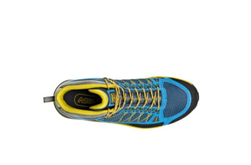 Image of Asolo Grid Mid GV Hiking Shoes - Mens, Indian/Teal/Yellow, 8.5 US, A40516-898-085