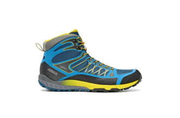 Image of Asolo Grid Mid GV Hiking Shoes - Mens, Indian/Teal/Yellow, 8.5 US, A40516-898-085