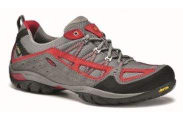 Image of Asolo Plasmic Hiking Shoe - Mens-Donkey/Fire Red-Medium-9.5 US