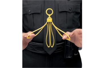 Image of ASP 6 Pack Tri - Fold Plastic Colored Restraints In Yellow