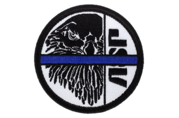 Image of ASP Blue Line Patches, Black/White, 59137