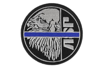 Image of ASP Blue Line Patches, Silver, 59136