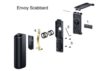 Image of Asp&amp;Comma; Inc. Baton Scabbard Parts, baton-scabbards-parts