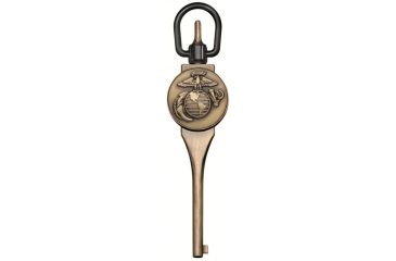 Image of ASP G1 Logo Handcuff Key - Antique Brass - Custom Must Provide Logo - 57599