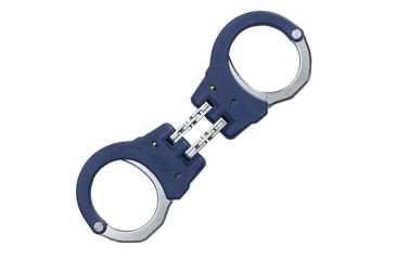 Image of ASP Hinge Identifier Handcuffs Steel Blue 56114