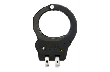 Image of ASP Hinge Ultra Cuffs Aluminum - Black, 1 Pawl Yellow - Tactical, Black, 56120