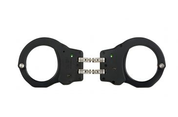 Image of ASP Hinge Ultra Cuffs Aluminum - Black, 3 Pawl Green - European, Black, 66120