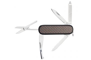 Image of ASP Investigator Knife Handcuff Key - Carbon Fiber, Red, 56209