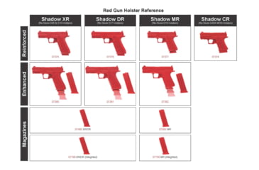 Image of ASP Shadow Systems Handgun, XR, Red, 07375