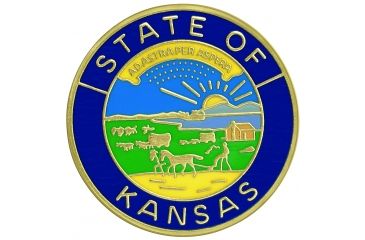 Image of ASP State Seal Logo Cap, Brass - Kansas 54156
