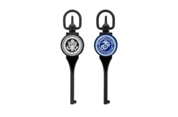 Image of Aspgear Guardian Handcuff Key, Custom Engravable, guardian-g1-logo-handcuff-key-black-chrome-custom