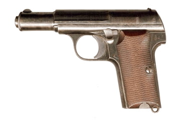 Image of Astra Arms 300 Pistol, .32 ACP, 4in barrel, blued finish steel frame, checkered walnut grip, blowback operated semi-auto, fixed blade and notch, 8 round magazine, AS-300-.32 ACP-4-1-FRRMPG