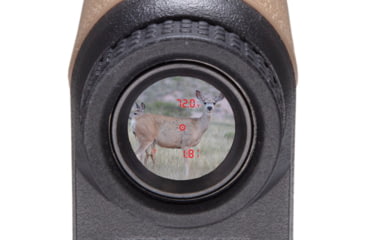 Image of Astra Optix OTX1600 Laser 6x21mm Rangefinder Monocular, Black/Tan, OTX1600