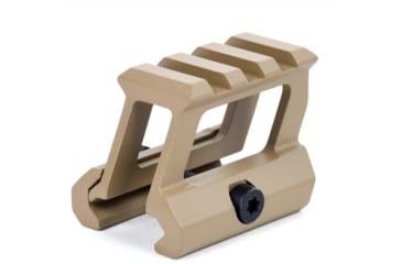 Image of AT3 Tactical 1in Height PRO-MOUNT Mini Riser Mount, Anodized, Flat Dark Earth, 1 Riser, RM-10-PRO-FDE