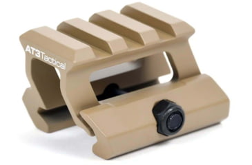 Image of AT3 Tactical .83in Height PRO-MOUNT Mini Riser Mount, Anodized, Flat Dark Earth, 0.83 Riser, RM-83-PRO-FDE