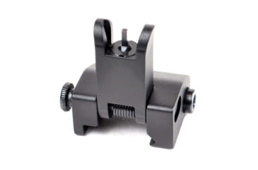 Image of AT3 Tactical AR-15 Flip-Up Spring-Assisted Backup Mounted Iron Sights w/ Front/Rear Set, Same Plane, IS-12