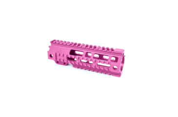 Image of AT3 Tactical AR-15 Pro Quad Rail Free Float Handguard, Pink, 7in, AT3-QR-7-PNK