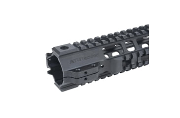 Image of AT3 Tactical AR-15 Pro Quad Rail Free Float Handguard, Tungsten, 7in, AT3-QR-7-TG