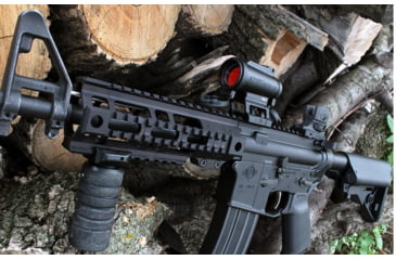 Image of AT3 Tactical AR-15 Pro Quad Rail Free Float Handguard, Tungsten, 7in, AT3-QR-7-TG