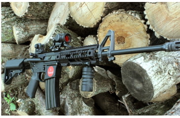 Image of AT3 Tactical AR-15 Pro Quad Rail Free Float Handguard, Tungsten, 7in, AT3-QR-7-TG