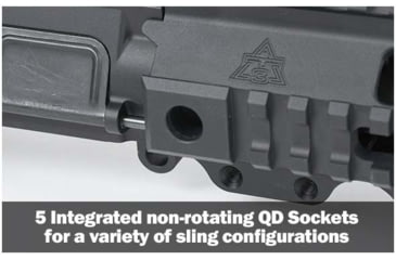 Image of AT3 Tactical Pro Series Free Float Quad Rail AR15 Handguards, 12.5in Rifle Length, Black, AT3-QR-12