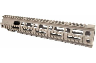 Image of AT3 Tactical Pro Series Free Float Quad Rail AR15 Handguards, 12.5in Rifle Length, FDE, AT3-QR-12-FDE