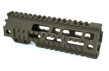 Image of AT3 Tactical Pro Series Free Float Quad Rail AR15 Handguards, 7in Carbine Length, ODG, AT3-QR-7-ODG