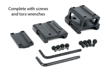 Image of AT3 Tactical RCO Red Dot Sight, Circle Dot Reticle, Variable Riser Mounts, AT3-RCO