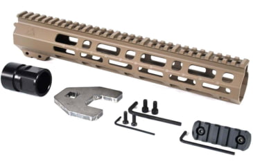 Image of AT3 Tactical SPEAR M-Lok AR-15 Free Float Handguard, 12 in, FDE, AT3-MLOK-12-FDE