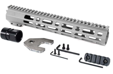 Image of AT3 Tactical SPEAR M-LOK AR-15 Free Float Handguard, 12in Length, Titanium, AT3-MLOK-12-TI