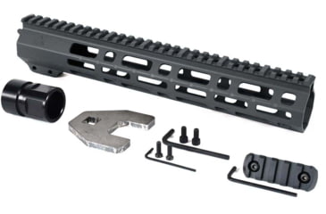 Image of AT3 Tactical SPEAR M-LOK AR-15 Free Float Handguard, 12in Length, Tungsten, AT3-MLOK-12-TG