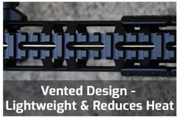 Image of AT3 Tactical SPEAR M-Lok AR-15 Free Float Handguard, 15 in, Black, AT3-MLOK-15