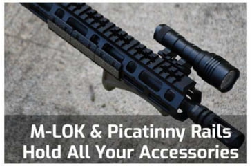 Image of AT3 Tactical SPEAR M-Lok AR-15 Free Float Handguard, 15 in, Black, AT3-MLOK-15